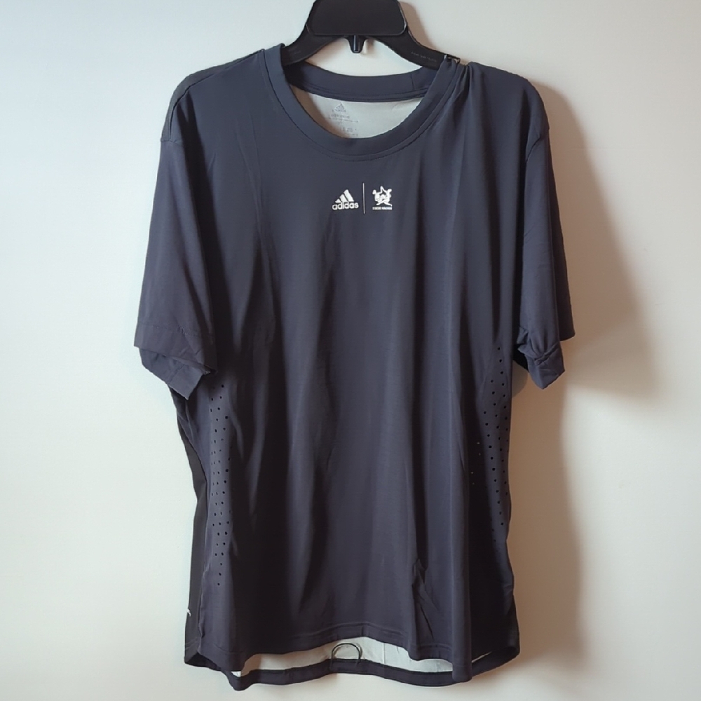 Adidas Men's Dark Gray Athletic Tee